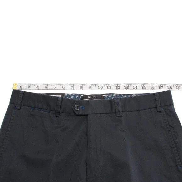 Hiltl NWT Peaker Chinos / Casual Pants Size 52 US 36 Regular Blue Cotton Blend